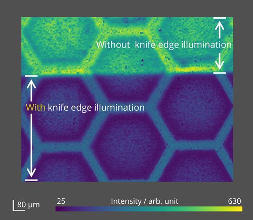 Patterned PECVD Layer on Glass